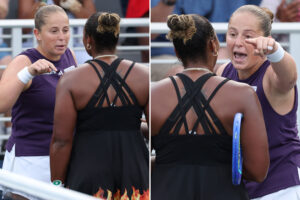 ‘I was never racist’ – Jelena Ostapenko forced to release statement after shocking US Open bust-up with Taylor Townsend