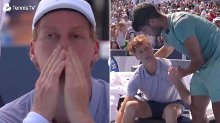 ‘I feel like I can collapse’ – Jannik Sinner retires midway through Cincinnati Open final and hints he is OUT of US Open
