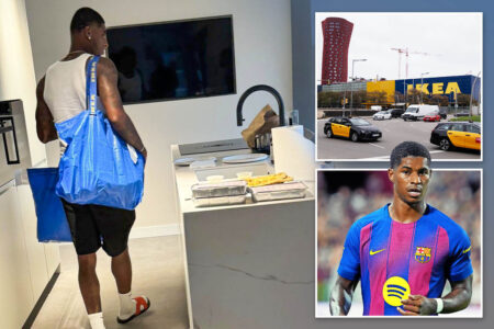 Marcus Rashford leaves fans speechless as he checks out pots and pans in Ikea after Barcelona win