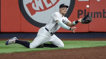 Yankees not yet sure when Aaron Judge will return to outfield