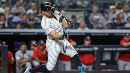 Giancarlo Stanton drives in every Yankees run in 5-1 win over Nationals