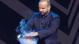 Fans convinced Europa League draw is rigged after ‘magician put in charge’ as Forest and Aston Villa learn fate