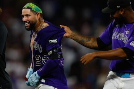 Coming off sweep, Dodgers can’t stop Rockies from rallying to walk-off win
