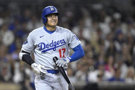 Dodgers struggle at the plate and fall back into first-place tie with Padres