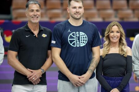 Lakers brass supports Luka Doncic at EuroBasket 2025 by traveling to Poland to watch