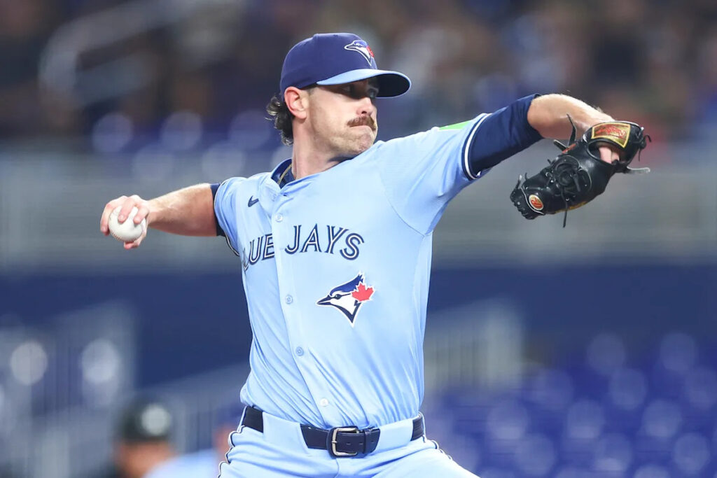 Shane Bieber gets 9 strikeouts in first start since 2024, leading Blue Jays to 5-2 win over Marlins