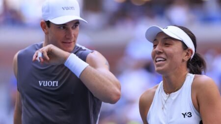 ‘You shouldn’t say that’ – Jack Draper told off by partner after comment following US Open win over Raducanu and Alcaraz