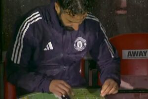 Chocolate teapot deemed more useful than Ruben Amorim’s disastrous Man Utd tactics board in brutal new poll