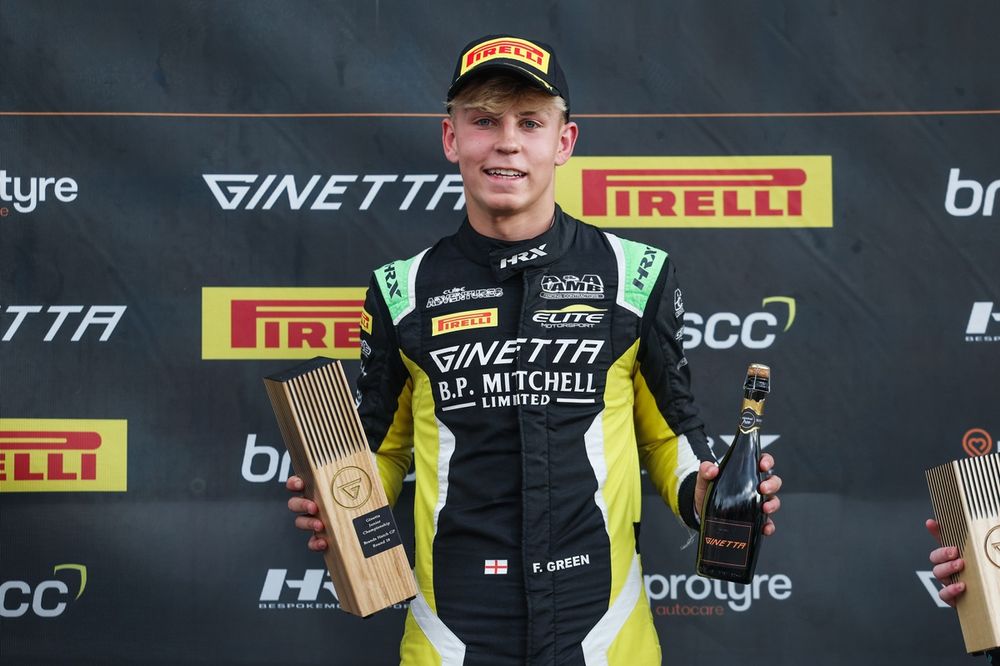 Fred Green dominated the Ginetta weekend at Brands Hatch