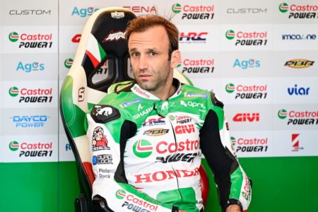 LCR Honda down to one rider again after Espargaro crashes bicycle