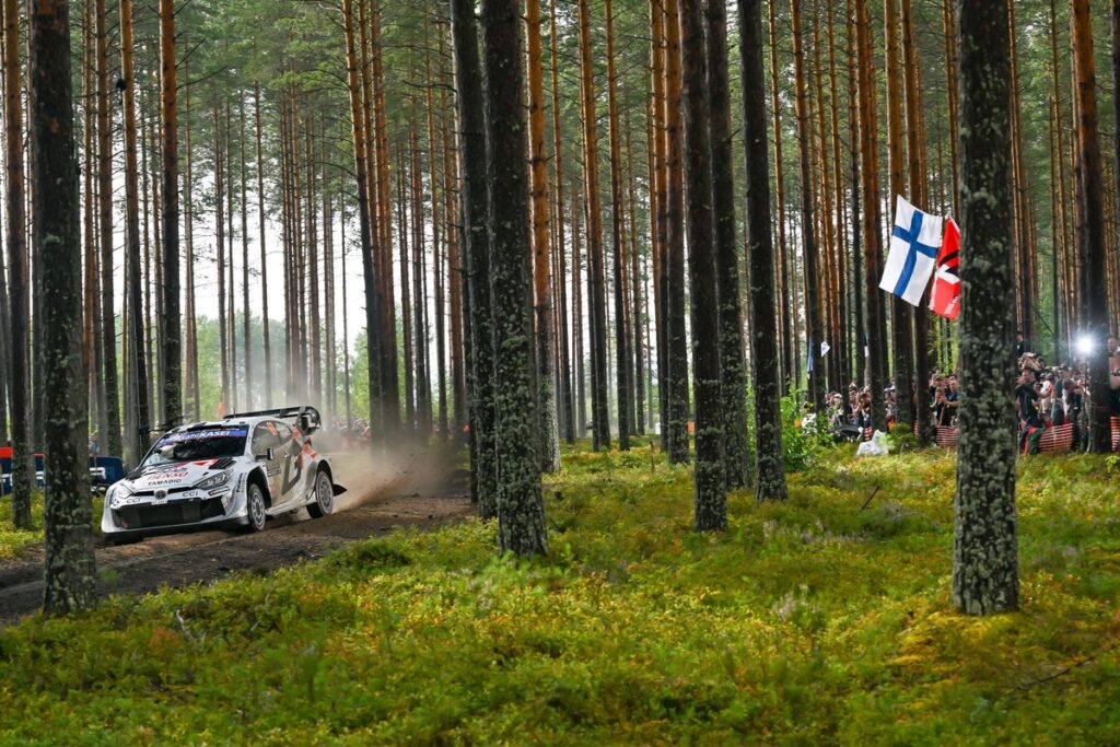 Rovanpera shines in changeable weather as Tanak hits trouble
