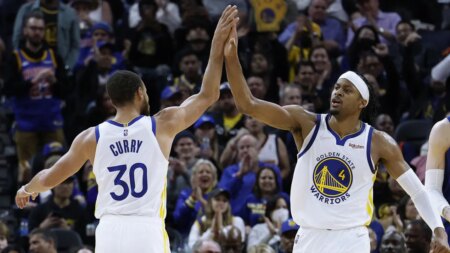 Moses Moody shares hilarious first encounter with Steph Curry – NBC Sports Bay Area & California