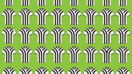 Only those with 20/20 vision & the eyes of a referee can solve this baffling optical illusion in under 50 seconds