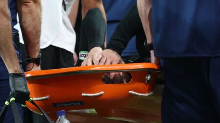 James Maddison spotted on crutches as Thomas Frank gives worrying injury update on Tottenham star