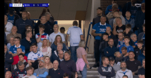 Moment stunned Rangers fans walk out after TWENTY MINUTES as Club Brugge run riot in Champions League nightmare