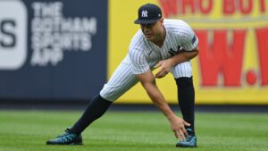 Yankees expect Giancarlo Stanton to play outfield this weekend against Astros