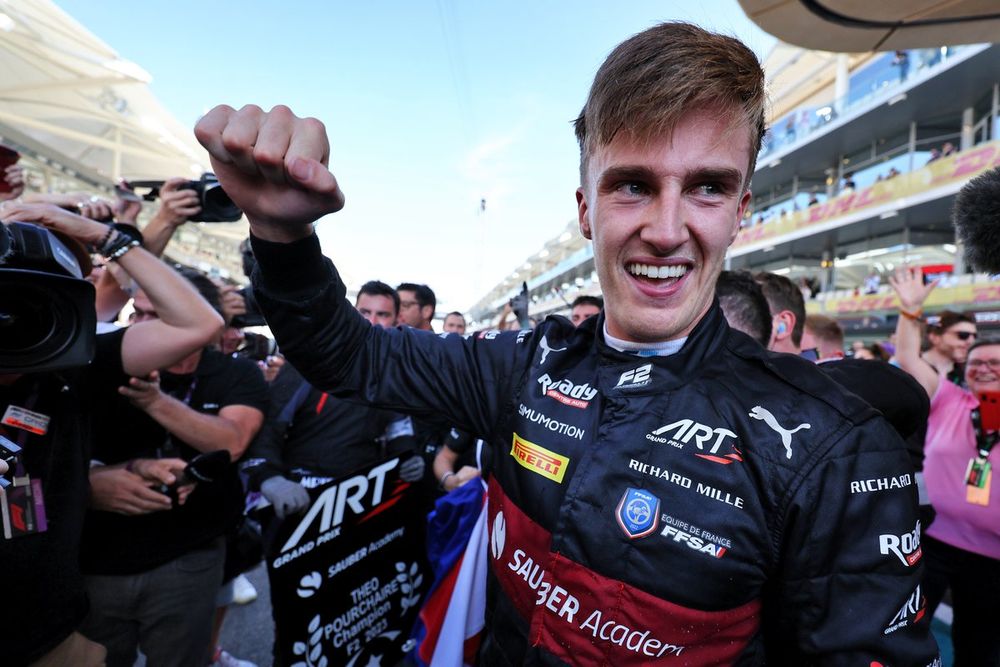 Pourchaire stuck around in F2 to eventually win the title - but it didn't help unlock a spot in F1