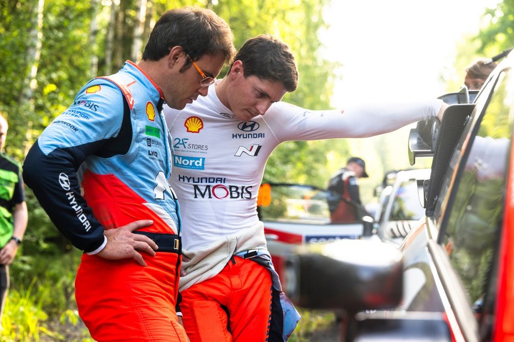 Neuville and Fourmaux both suffered rally-wrecking punctures which Hyundai is investigating with Hankook