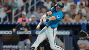 Stowers homers as Marlins beat Yankees 7-3 to earn first sweep of New York in club history