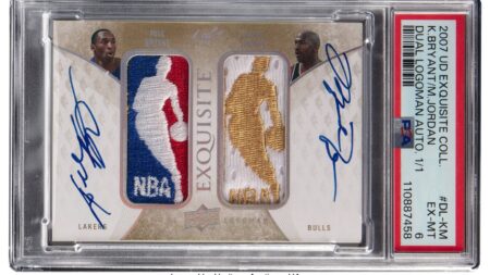One-of-a-kind Michael Jordan, Kobe Bryant Logoman card sells for record .9 million