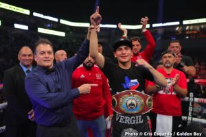Vergil Ortiz’s Camp Refutes Eddie Hearn’s Ennis Fight Announcement
