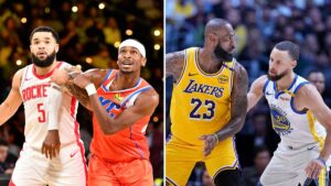 NBA on NBC gets Rockets-Thunder, Warriors-Lakers on opening night – NBC Sports Boston