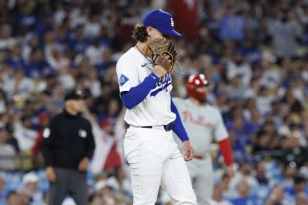 Shohei Ohtani is removed after five no-hit innings, then Dodgers’ bullpen collapses in loss