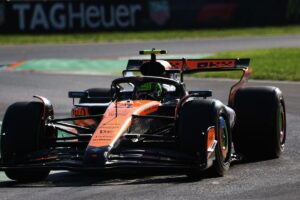 Norris tops FP2 as Antonelli again causes a red flag