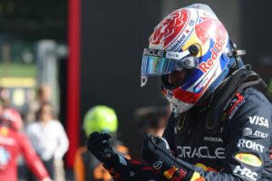 Verstappen pips McLaren to surprise pole at Monza