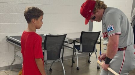 Phillies fan meets Harrison Bader after viral home run ball dispute – NBC Sports Philadelphia