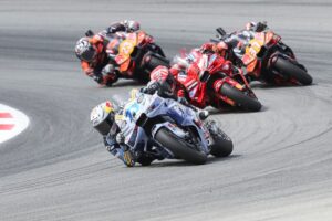 Alex Marquez ends Marc’s winning run with stunning home triumph