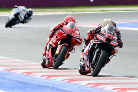 How Marquez pressure forced Bezzecchi into error that cost him San Marino GP victory