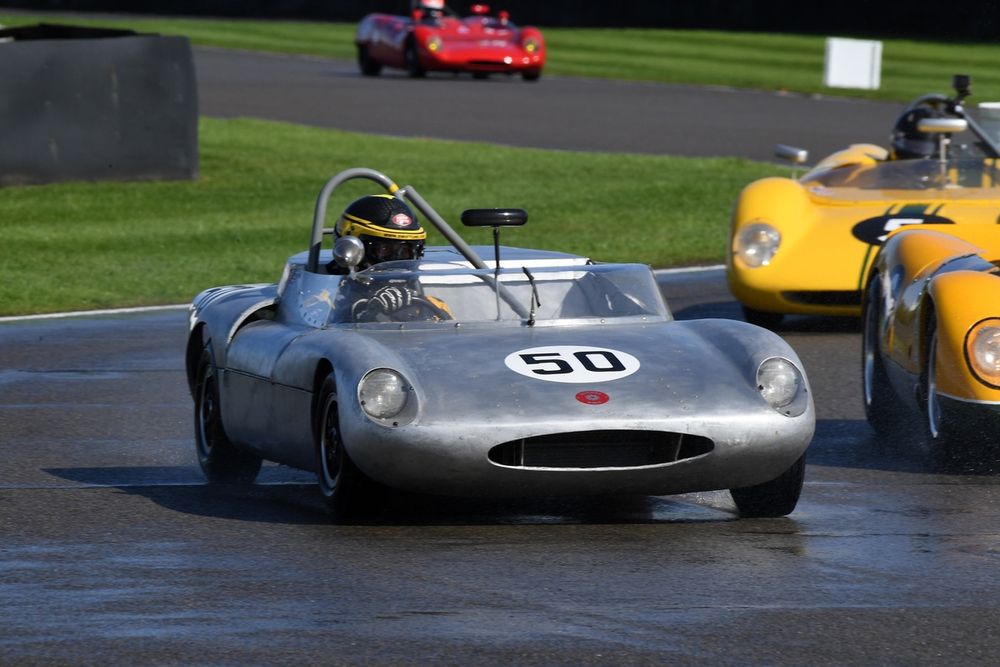 Goodwood Revival track action 