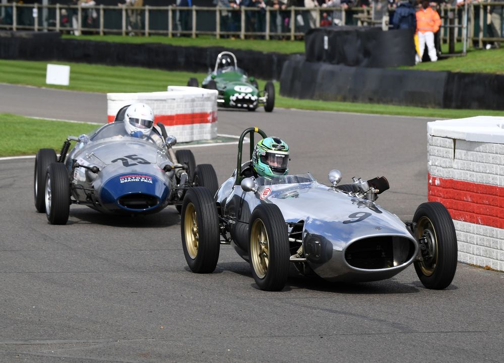 Goodwood Revival track action 