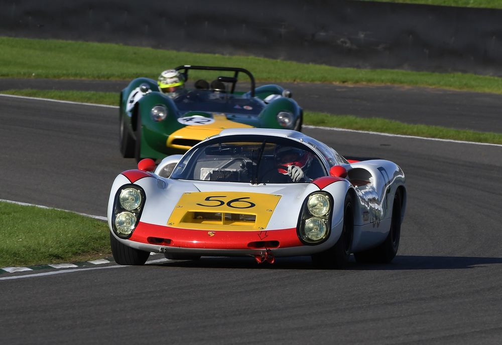 Goodwood Revival track action 