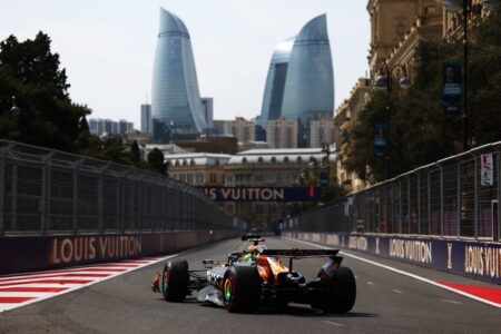 Norris leads Piastri in truncated FP1