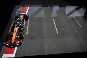 Norris quickest in windy FP3 from Verstappen and Piastri