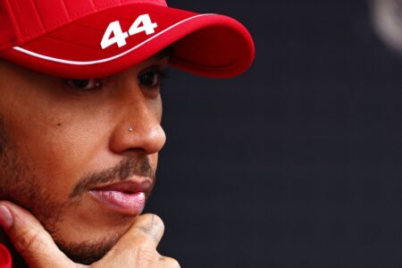 Hamilton ‘misjudged’ finishing line when swapping positions in F1 Azerbaijan GP