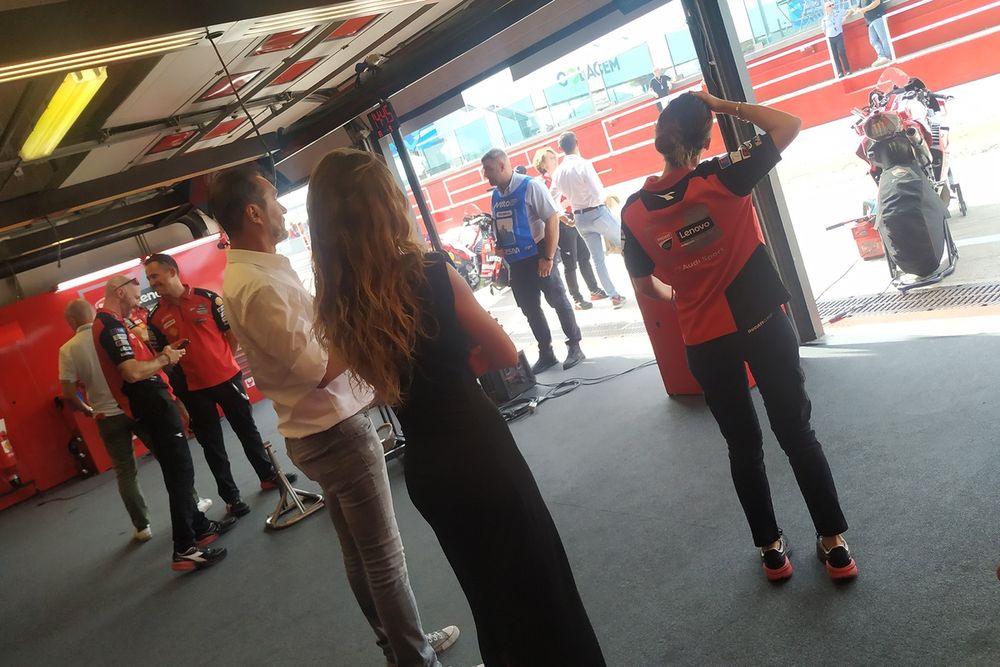 Ducati team garage