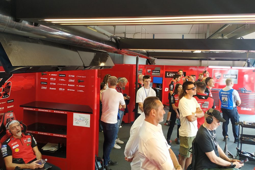 Ducati team garage