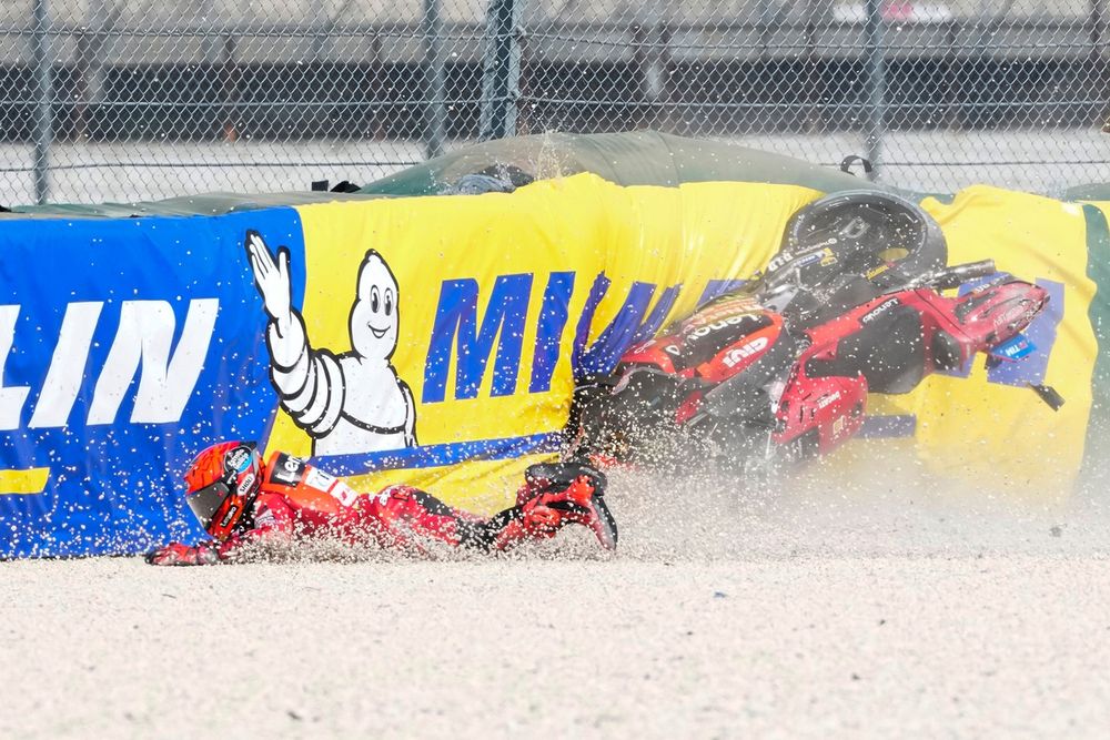 Marc Marquez, Ducati Team crash