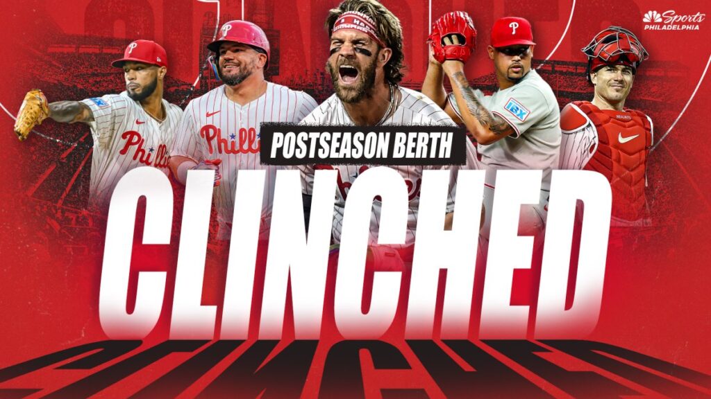 Phillies postseason bound for fourth consecutive season – NBC Sports Philadelphia