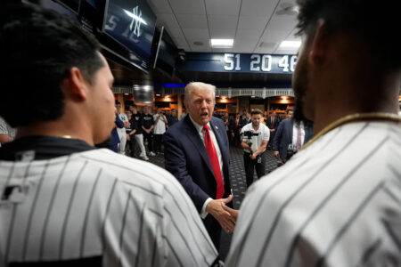 President Trump predicts Yankees ‘going to go all the way’ in 9/11 appearance at Yankee Stadium