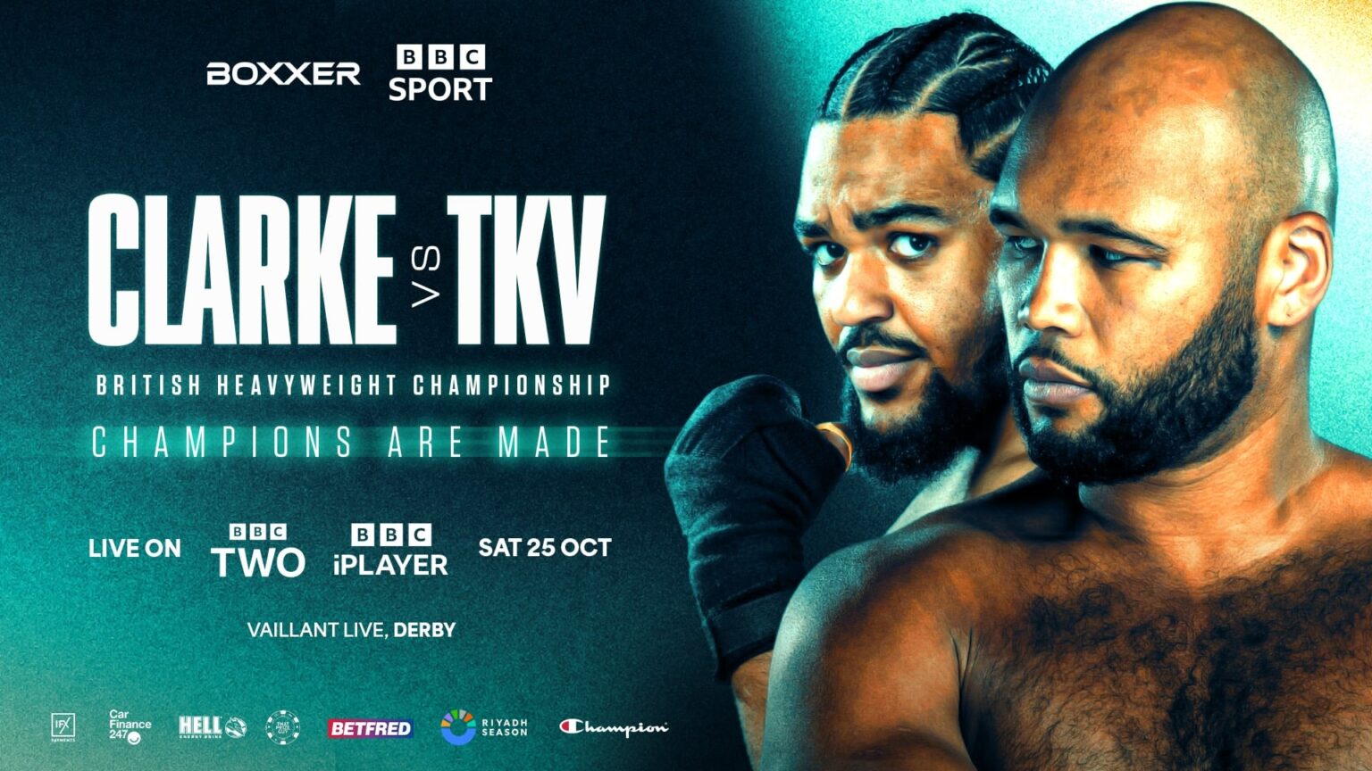 Frazer Clarke – Jeamie TKV: Boxing Back on BBC Primetime on Oct. 25 with a Historic British Heavyweight Title Fight