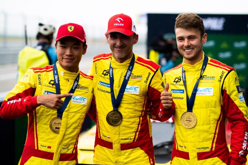 Kubica claims WEC pole position with Ferrari 1-2 at COTA