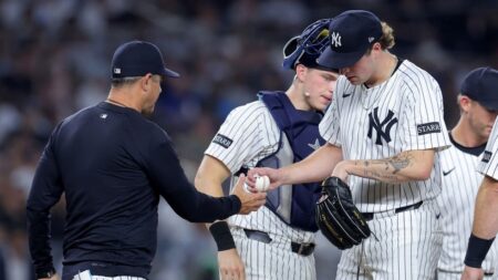 Cam Schlittler roughed up in short outing as Yankees lose to Blue Jays, 7-1