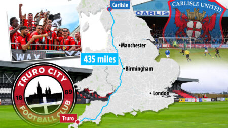 English football’s longest EVER away trip record broken – with epic feat set to be beaten twice more this season