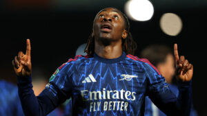 Port Vale 0 Arsenal 2: Eberechi Eze scores first Gunners goal before Leandro Trossard wraps up Carabao Cup win