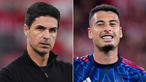 Mikel Arteta claims he KNEW Gabriel Martinelli would score vs Bilbao after ‘looking in his eyes’ on Arsenal bench