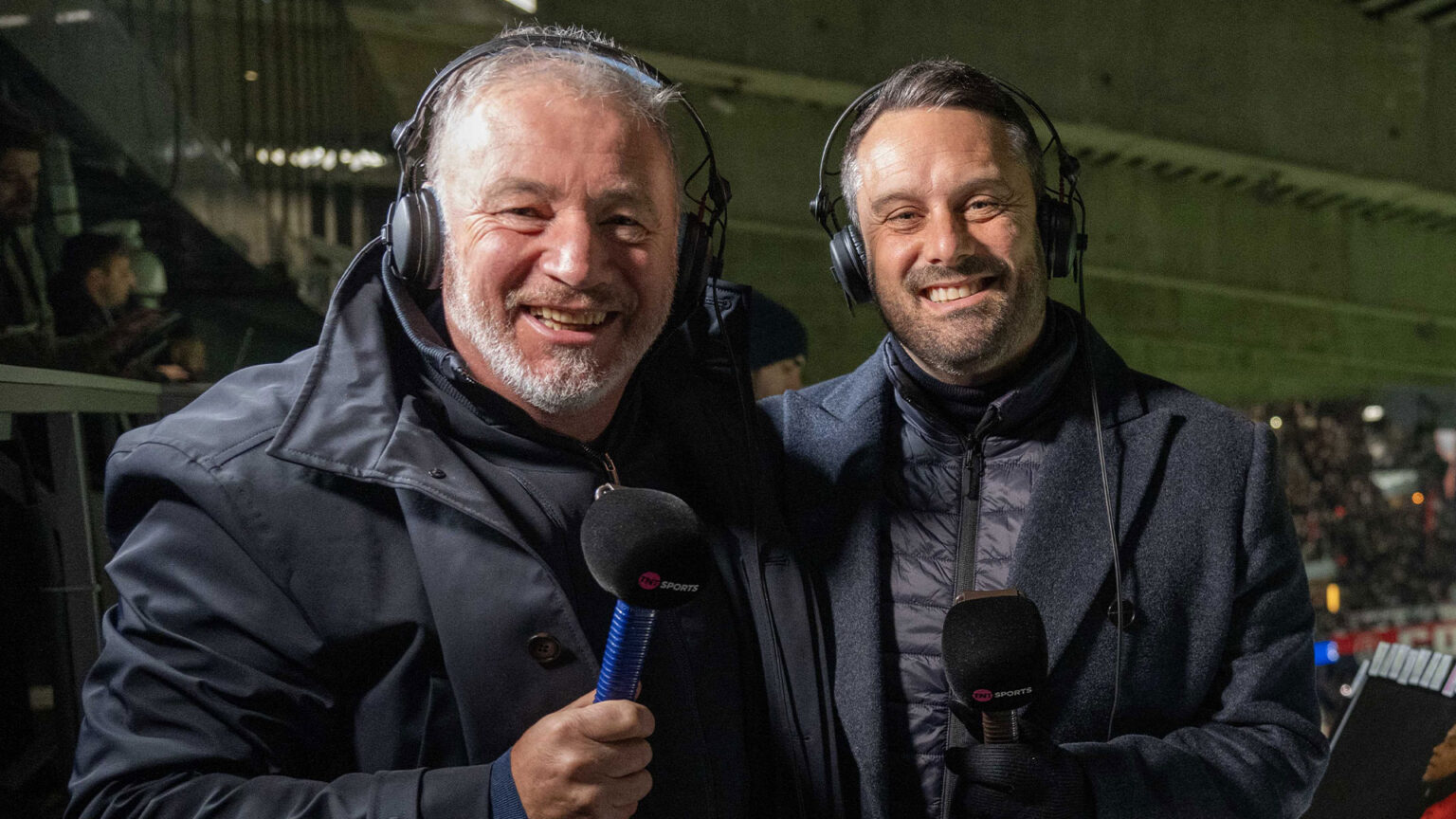 TNT Sports commentators’ chairs COLLAPSE in middle of Liverpool vs Atletico Madrid Champions League clash